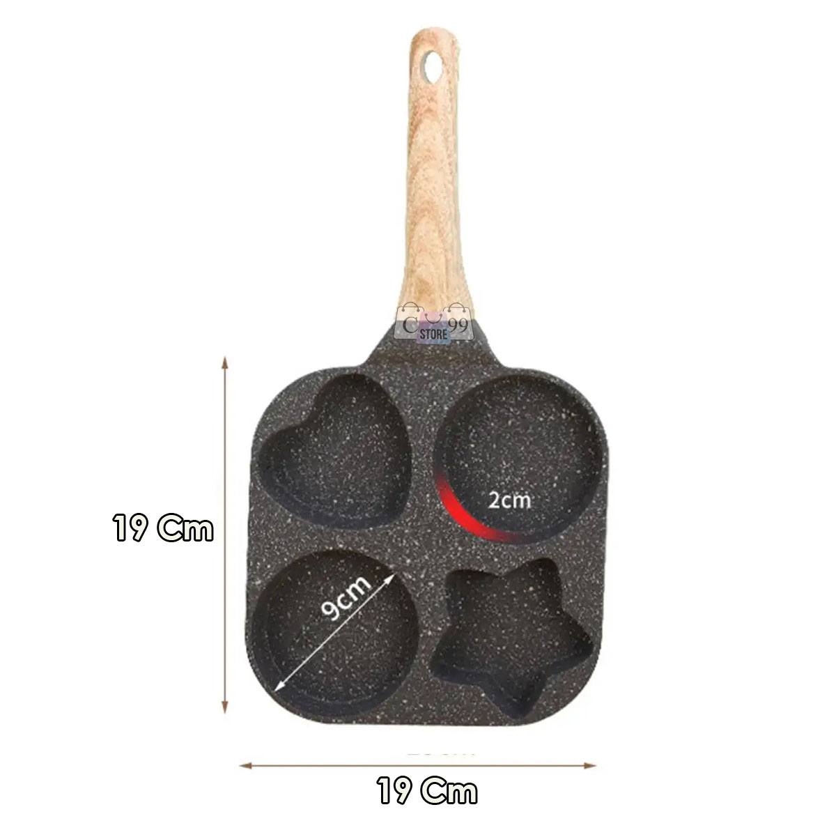 Miniatura 6 de Sartén Para Parilla Antiadherente 4en1